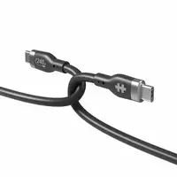 HYPER HJ4001BKGL cable USB USB 2.0 1 m USB C Negro