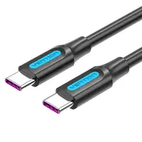 Vention Cable USB 2.0 5A Tipo-C COTBF/ USB Tipo-C Macho - USB Tipo-C Macho/ 1m/ Ne