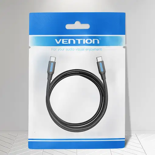 Vention Cable USB 2.0 5A Tipo-C COTBF/ USB Tipo-C Macho - USB Tipo-C Macho/ 1m/ Ne