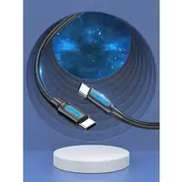 Vention Cable USB 2.0 5A Tipo-C COTBF/ USB Tipo-C Macho - USB Tipo-C Macho/ 1m/ Ne