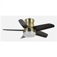 Fabrilamp 207991536 ventilador Negro, Oro
