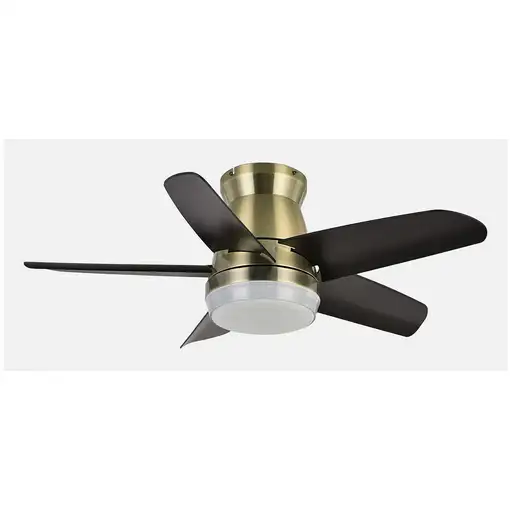 Fabrilamp 207991536 ventilador Negro, Oro
