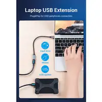 Vention Conversor CCWHB/ USB Tipo-C Macho - USB Hembra/ 15cm