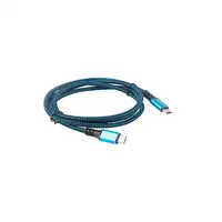 Lanberg CA-CMCM-45CU-0012-BK cable USB USB4 Gen 2x2 0,12 m USB C Negro, Azul