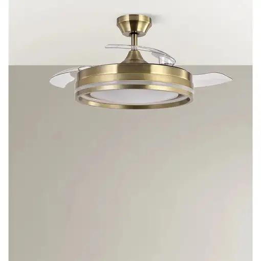 Ventiladores techo Oro FABRILAMP