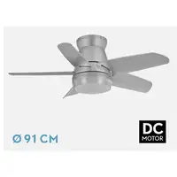 Fabrilamp 207991510 ventilador Plata