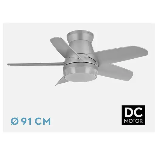 Fabrilamp 207991510 ventilador Plata