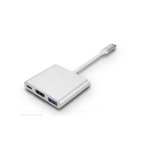 Nilox NLX-TC-HDMIUSBT Adaptador gráfico USB Plata