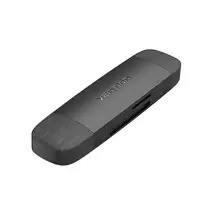 Vention Lector de Tarjetas Externo CLKB0/ USB 3.0 y USB Tipo-C