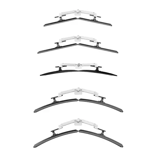 Neomounts DS65S-950WH2 Brazo de monitor 24-34'' - resorte de gas - Topfix - multi a