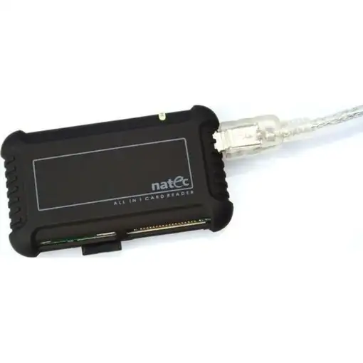 NATEC BEETLE lector de tarjeta USB 2.0 Negro