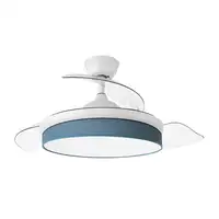 Ventilador DC Moda blanco/azul LED 108 cm con mando
