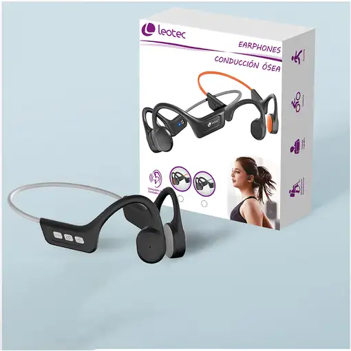 Leotec Auriculares Conducción Ósea Run PRO IPX7 Grises