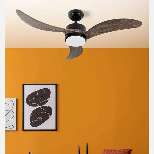 Ventiladores techo Negro FABRILAMP