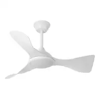 Fabrilamp Caiman ventilador de techo blanco, Led 36W, 3 aspas