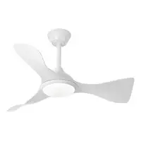 Fabrilamp Caiman ventilador de techo blanco, Led 36W, 3 aspas