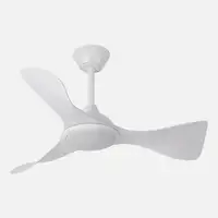 Fabrilamp Caiman ventilador de techo blanco, Led 36W, 3 aspas