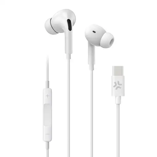 Celly UP1200TYPECWH auricular y casco Auriculares Alámbrico Dentro de oído Llamada