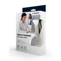 Gembird MHS-123 auricular y casco Auriculares Alámbrico Diadema Llamadas/Música Ne