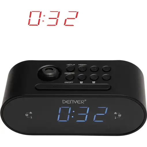 Denver CRP-717 Reloj Digital Negro