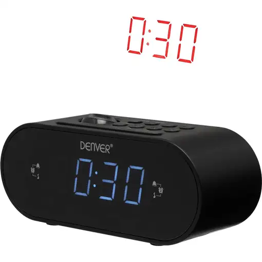 Denver CRP-717 Reloj Digital Negro