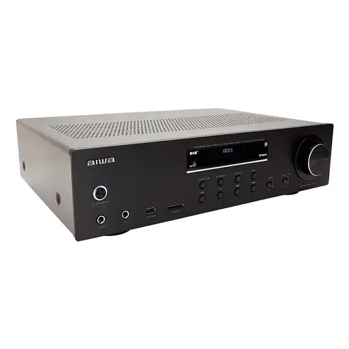 Aiwa AMR-200DAB/BK amplificador de audio 2.0 canales Hogar Negro