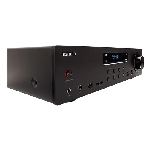 Aiwa AMR-200DAB/BK amplificador de audio 2.0 canales Hogar Negro
