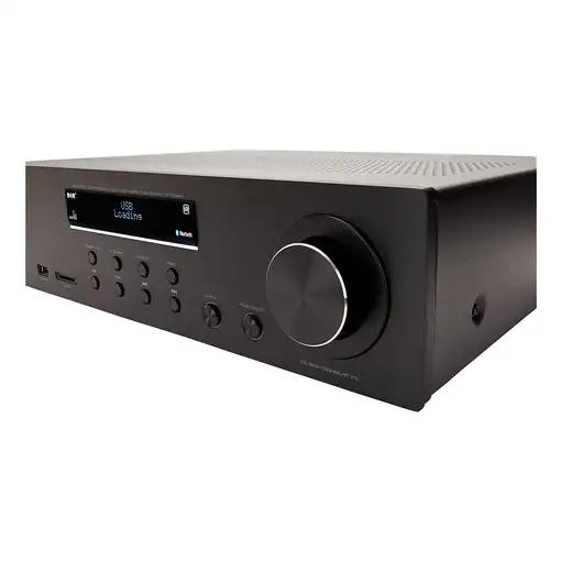Aiwa AMR-200DAB/BK amplificador de audio 2.0 canales Hogar Negro