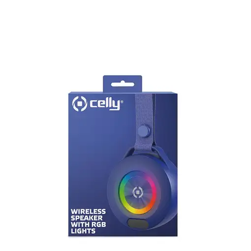 Celly LIGHTBEATBL altavoz portátil o de fiesta Altavoz portátil estéreo Azul 5 W