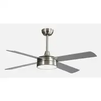 Fabrilamp 128791410 ventilador Haya, Níquel, Plata