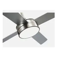 Fabrilamp 128791410 ventilador Haya, Níquel, Plata