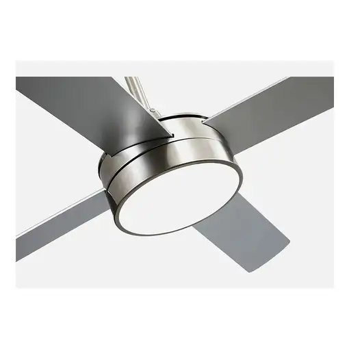 Fabrilamp 128791410 ventilador Haya, Níquel, Plata