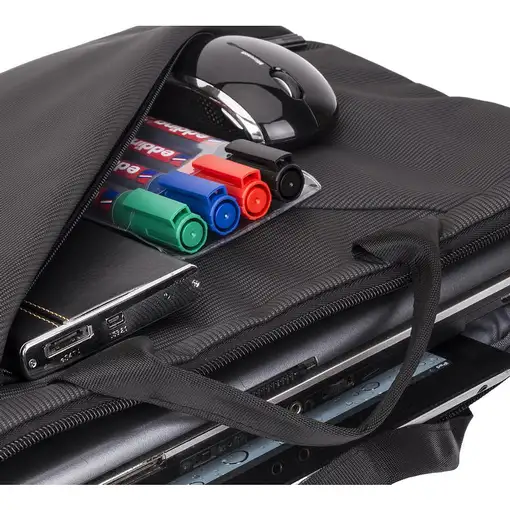 Rivacase 8730 39,6 cm (15.6") Bandolera Negro