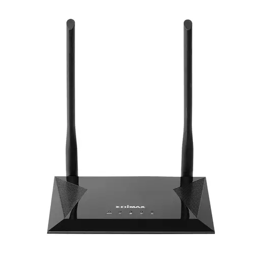 Edimax N300 router inalámbrico Ethernet rápido Banda única (2,4 GHz) Negro