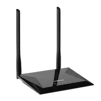 Edimax N300 router inalámbrico Ethernet rápido Banda única (2,4 GHz) Negro