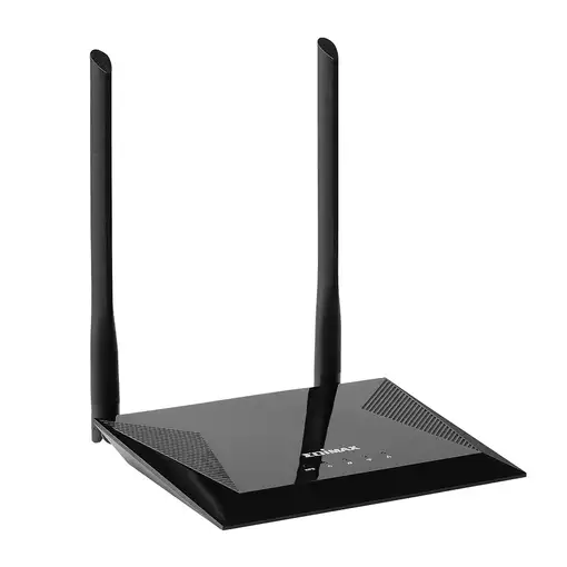 Edimax N300 router inalámbrico Ethernet rápido Banda única (2,4 GHz) Negro