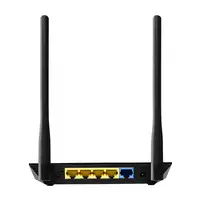 Edimax N300 router inalámbrico Ethernet rápido Banda única (2,4 GHz) Negro