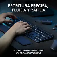Logitech 920-011610 teclado Ratón incluido Oficina RF Wireless + Bluetooth QWERTY