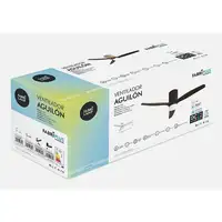 Fabrilamp 128291302 ventilador Haya, Blanco