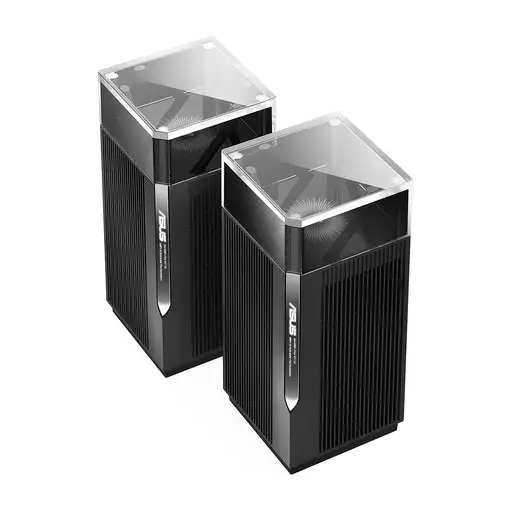 ASUS ZenWiFi Pro XT12(2-PK) Tribanda (2,4 GHz/5 GHz/5 GHz) Wi-Fi 6 (802.11ax) Negr