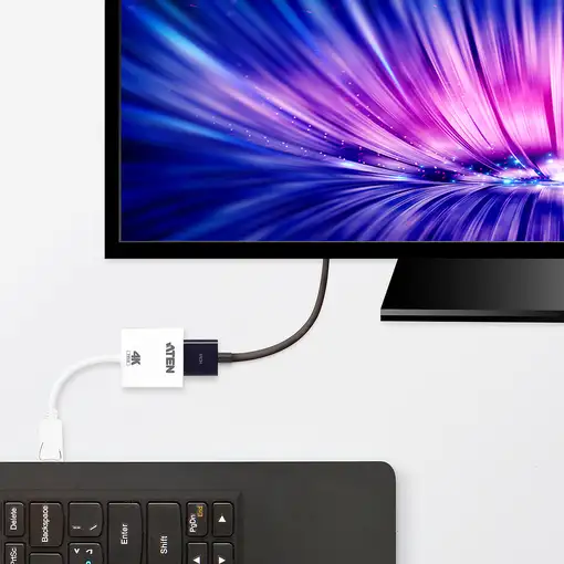 ATEN Adaptador activo de DisplayPort a HDMI True 4K