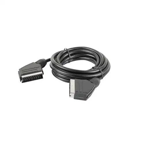 Lanberg CA-EUEU-10CC-0018-BK cable EUROCONECTOR 1,8 m SCART (21-pin) Negro