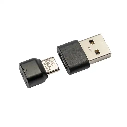 Jabra 14208-38 cambiador de género para cable USB C USB A Negro