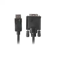 Lanberg CA-DPDV-10CU-0018-BK adaptador de cable de vídeo 1,8 m DisplayPort DVI-D N