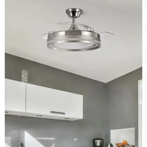 Ventiladores techo Níquel FABRILAMP