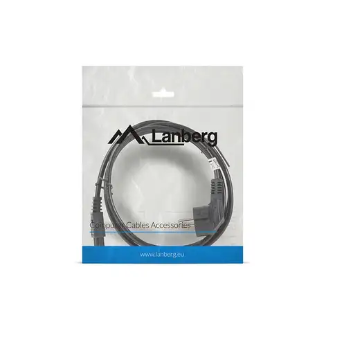 Lanberg CA-C5CA-11CC-0018-BK cable de transmisión Negro 1,8 m CEE7/7 C5 acoplador