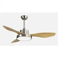 Fabrilamp 128599342 ventilador Haya, Níquel