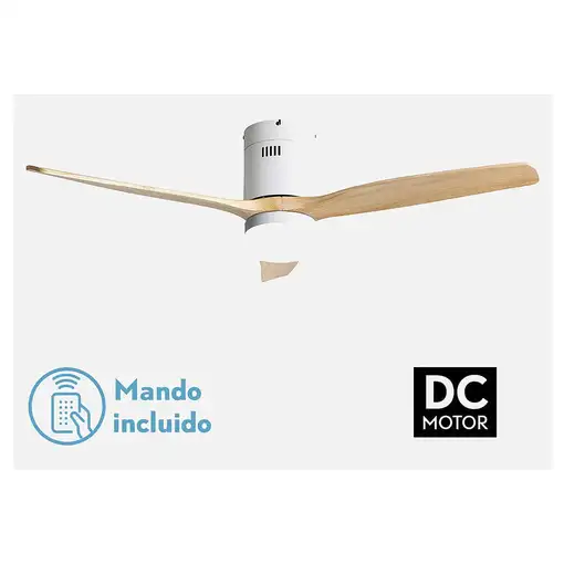 Fabrilamp 128291368 ventilador Haya, Blanco