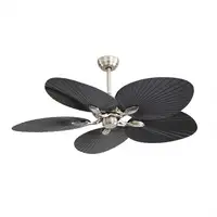 Ventilador DC Chaw níquel 5 aspas LED 132cm con mando
