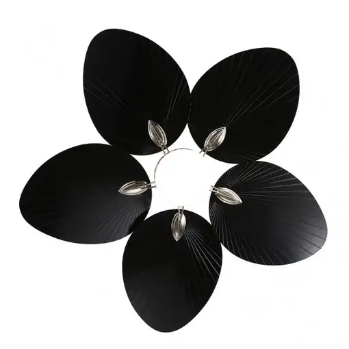 Ventilador DC Chaw níquel 5 aspas LED 132cm con mando